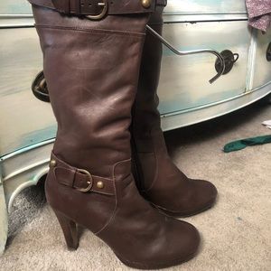 GH Bass Leather Brown Boots - Size 11